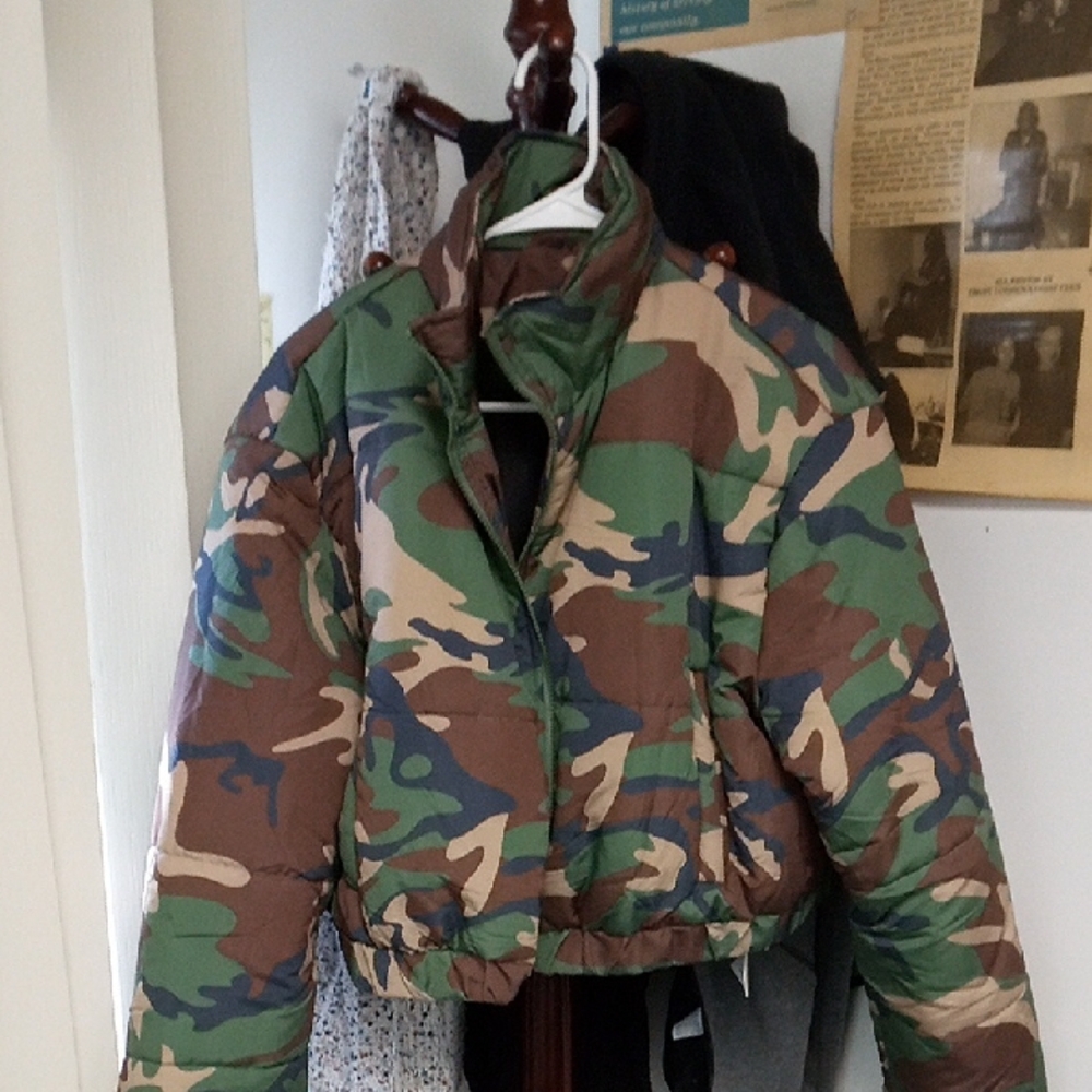 Camouflage Puffer Jacket